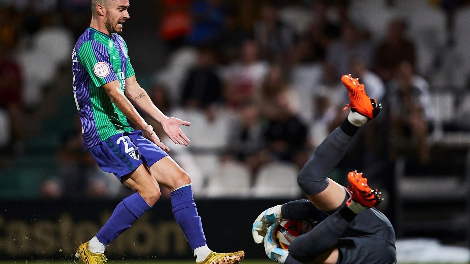 Imagen del primer partido, derrota en Castellón.