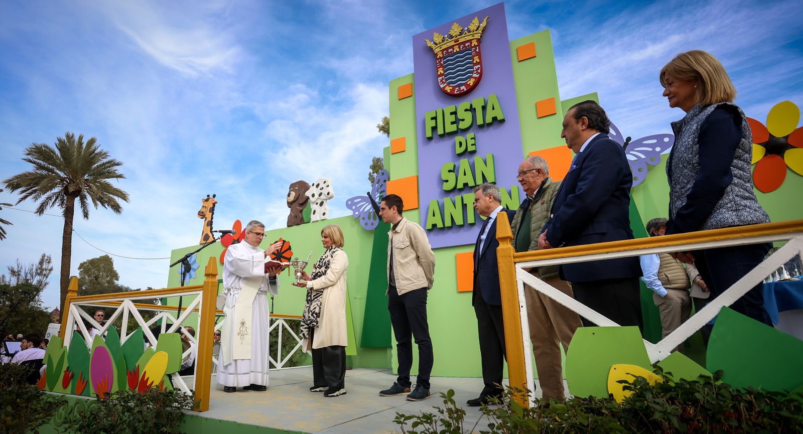 Fiesta de san Antón 2024 en Jerez