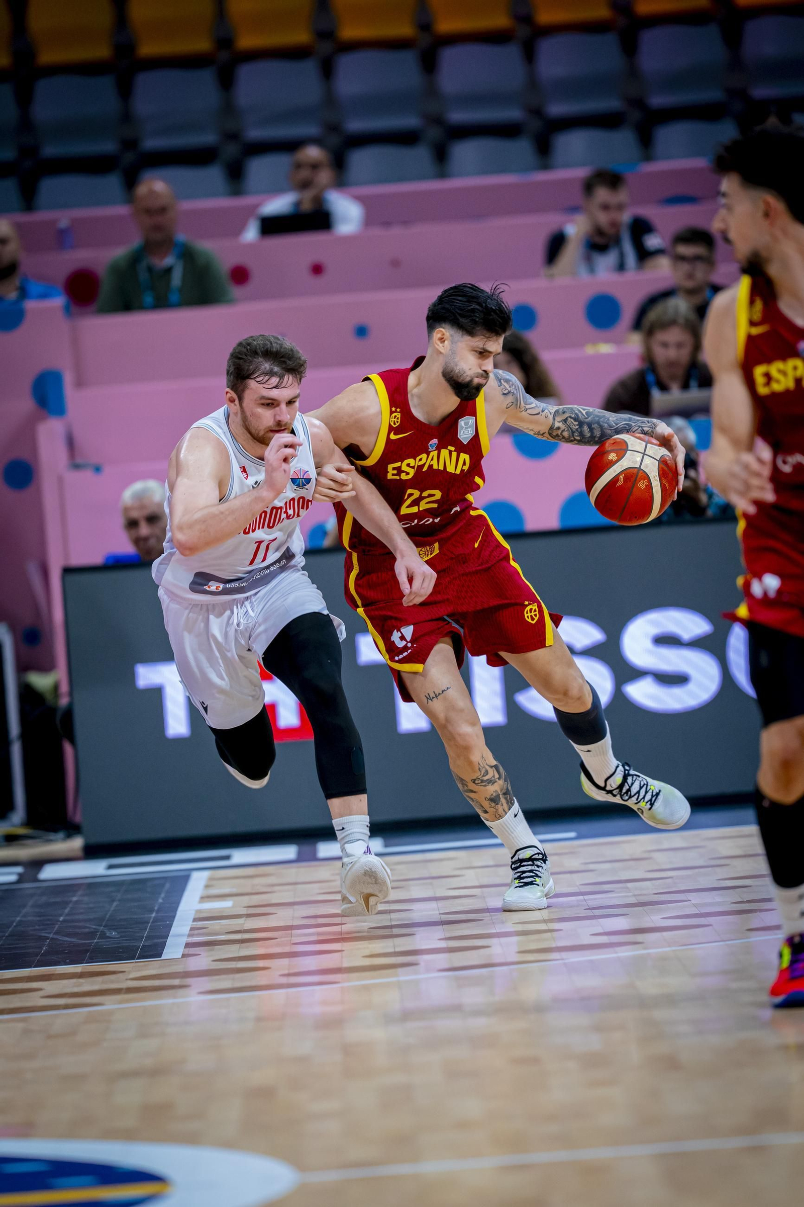 Las fotos del Georgia - España de baloncesto