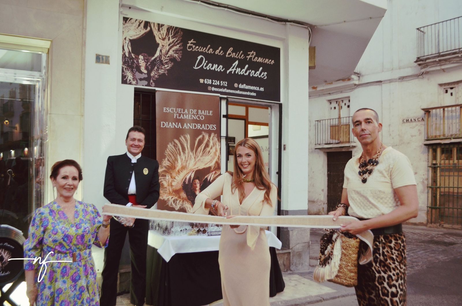 Un momento de la inauguración de la Academia de Diana Andrades.