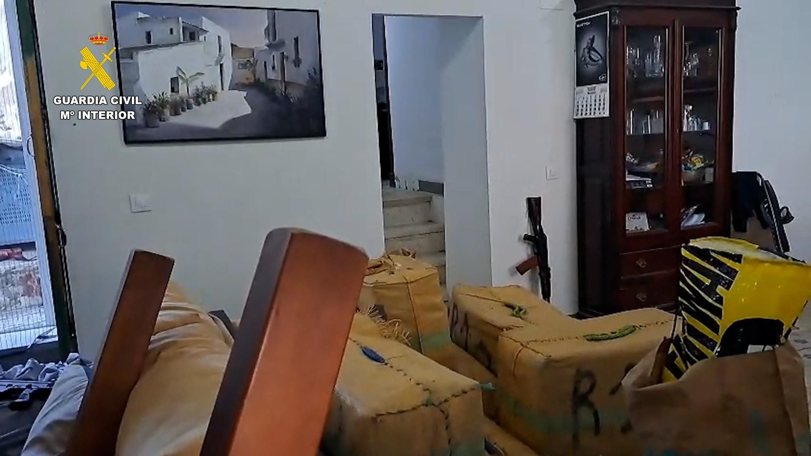 La Guardia Civil desarticula una guardería en la desembocadura del Guadalquivir