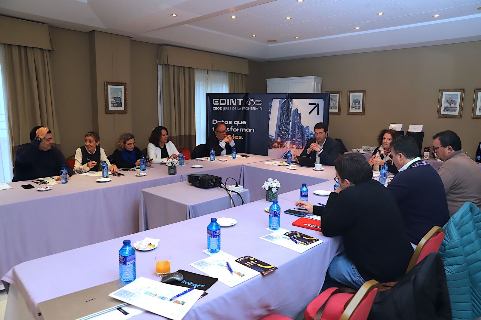 Ignacio Martínez, durante la celebración de los 'desayunos sectoriales'.