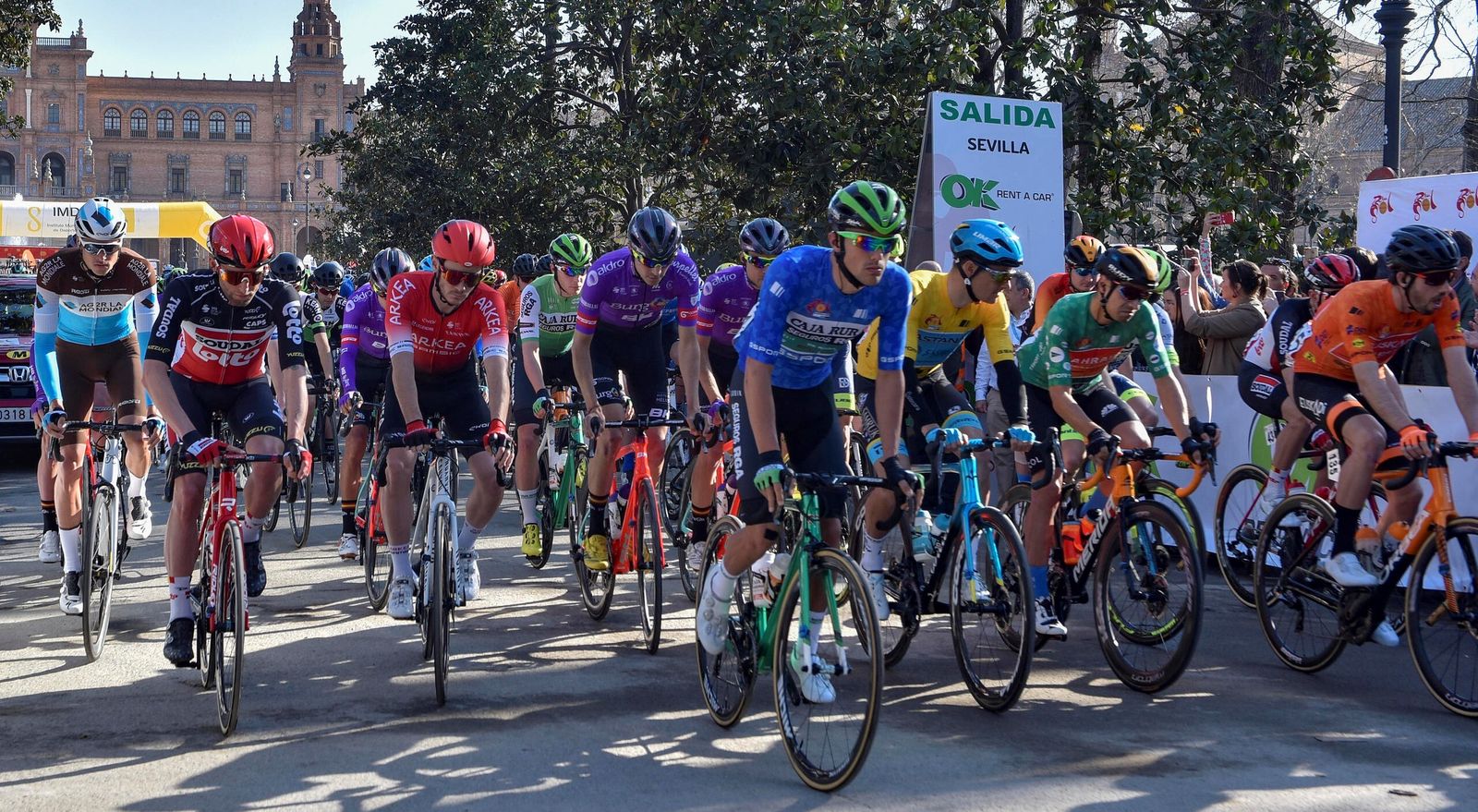 Una imagen de la pasada edición de la Vuelta a Andalucía.