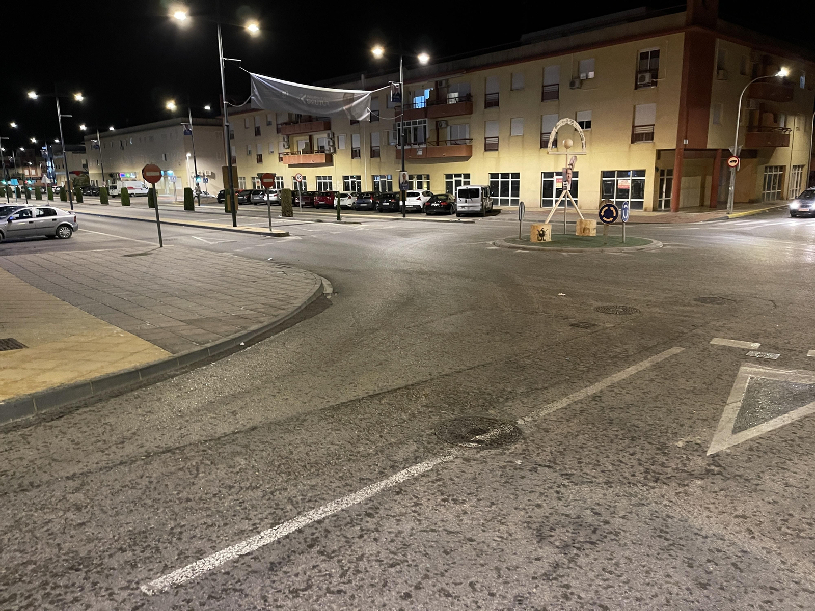 Las imágenes del brutal accidente en una calle de Vera, este domingo