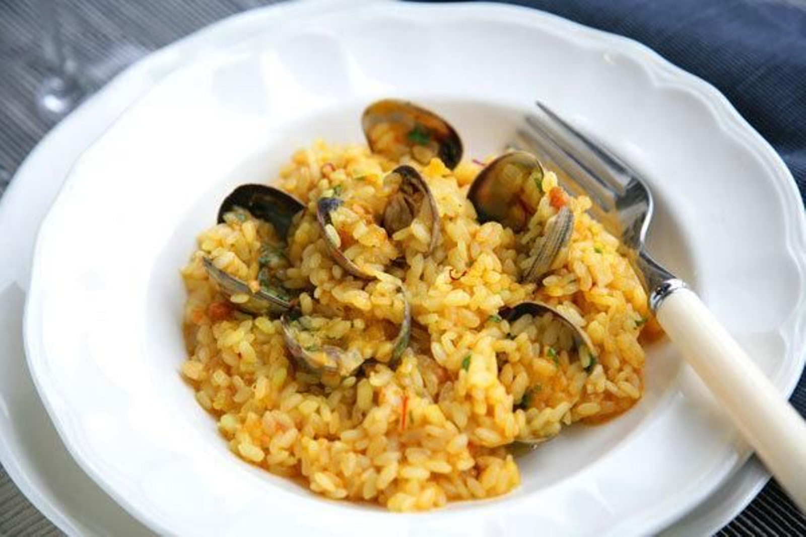 Receta de arroz con almejas