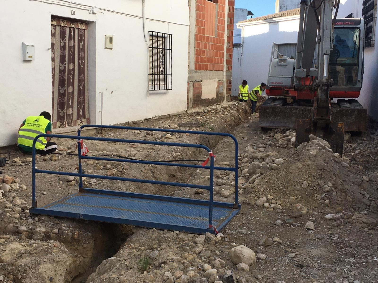 Reinicio de las obras PFEA en Fuente-Tójar.