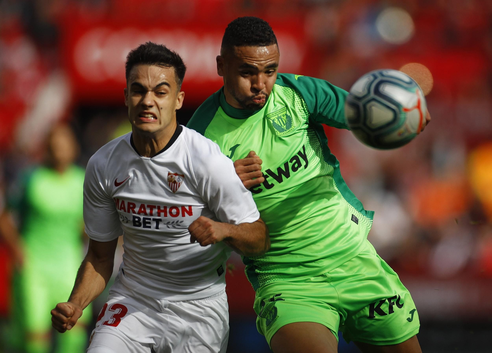Las imágenes del Sevilla fc-Leganés