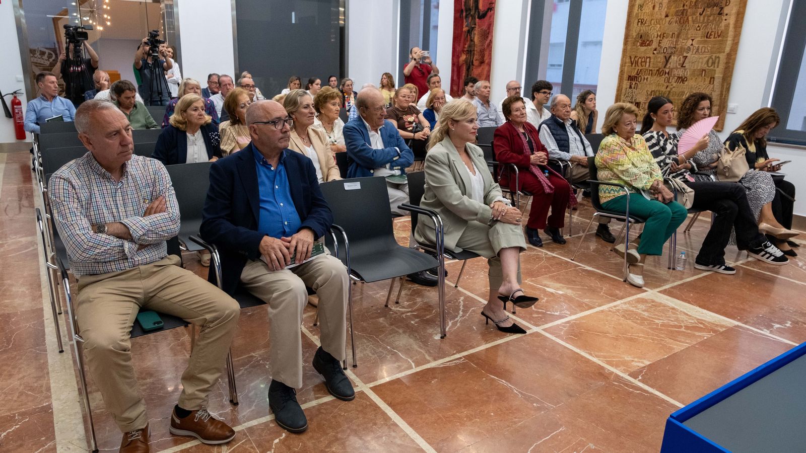 Presentación de 'Historia de un sueño' en la Diputación Provincial de Huelva.
