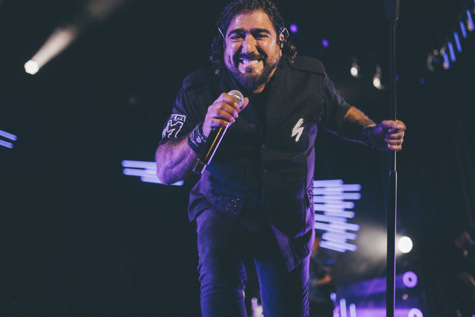 Imágenes del concierto de Antonio Orozco en la Plaza de Toros de La Merced