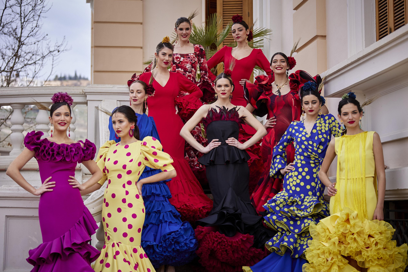 Los trajes de flamenca más bonitos de la Pasarela Granada Flamenca 2023, todas las fotos