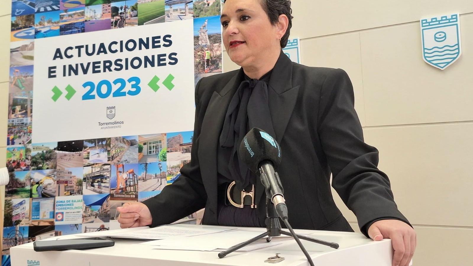 La alcaldesa de Torremolinos, Margarita del Cid. La alcaldesa de Torremolinos, Margarita del Cid.