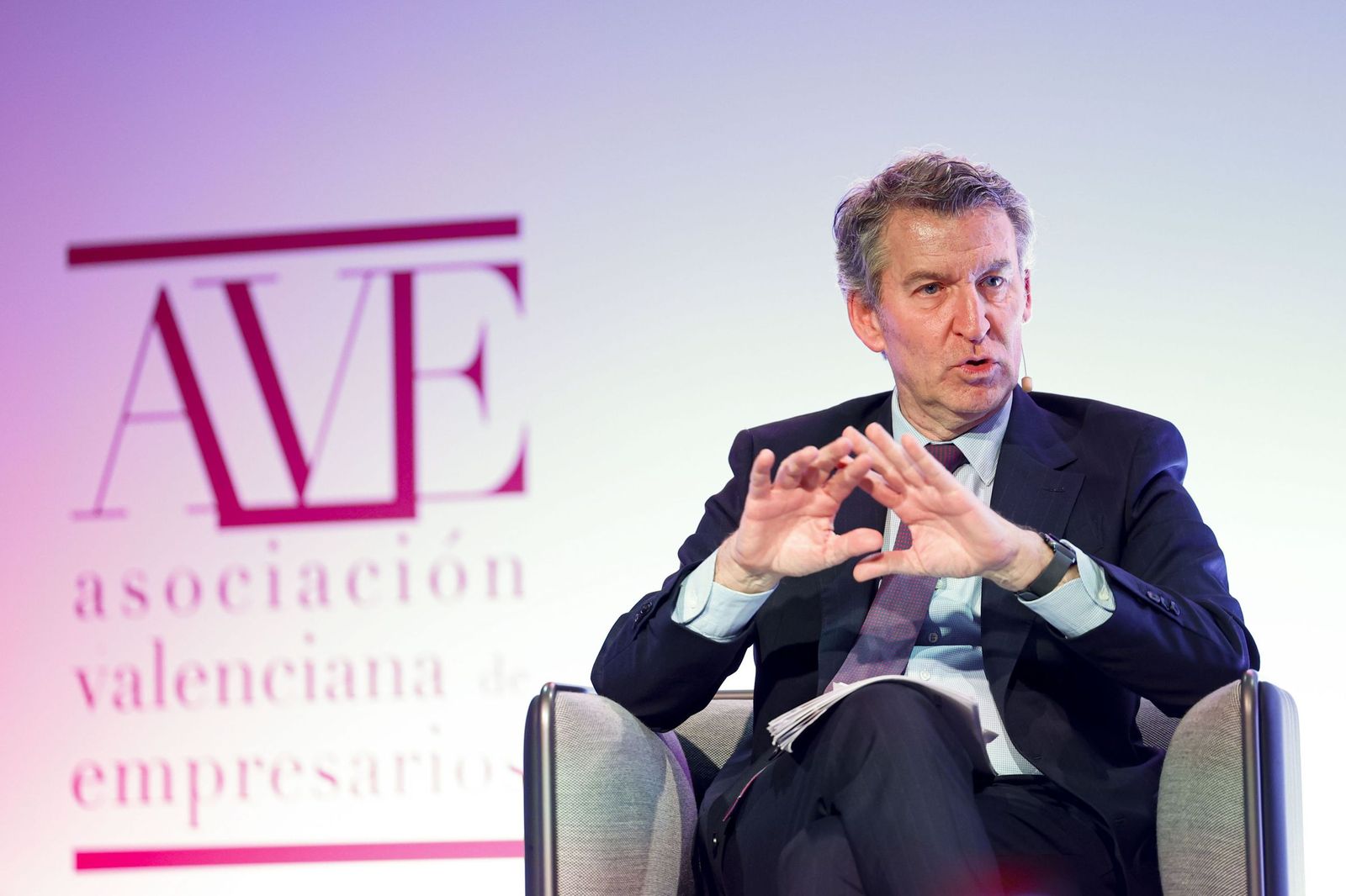 El presidente del PP, Alberto Núñez Feijóo.