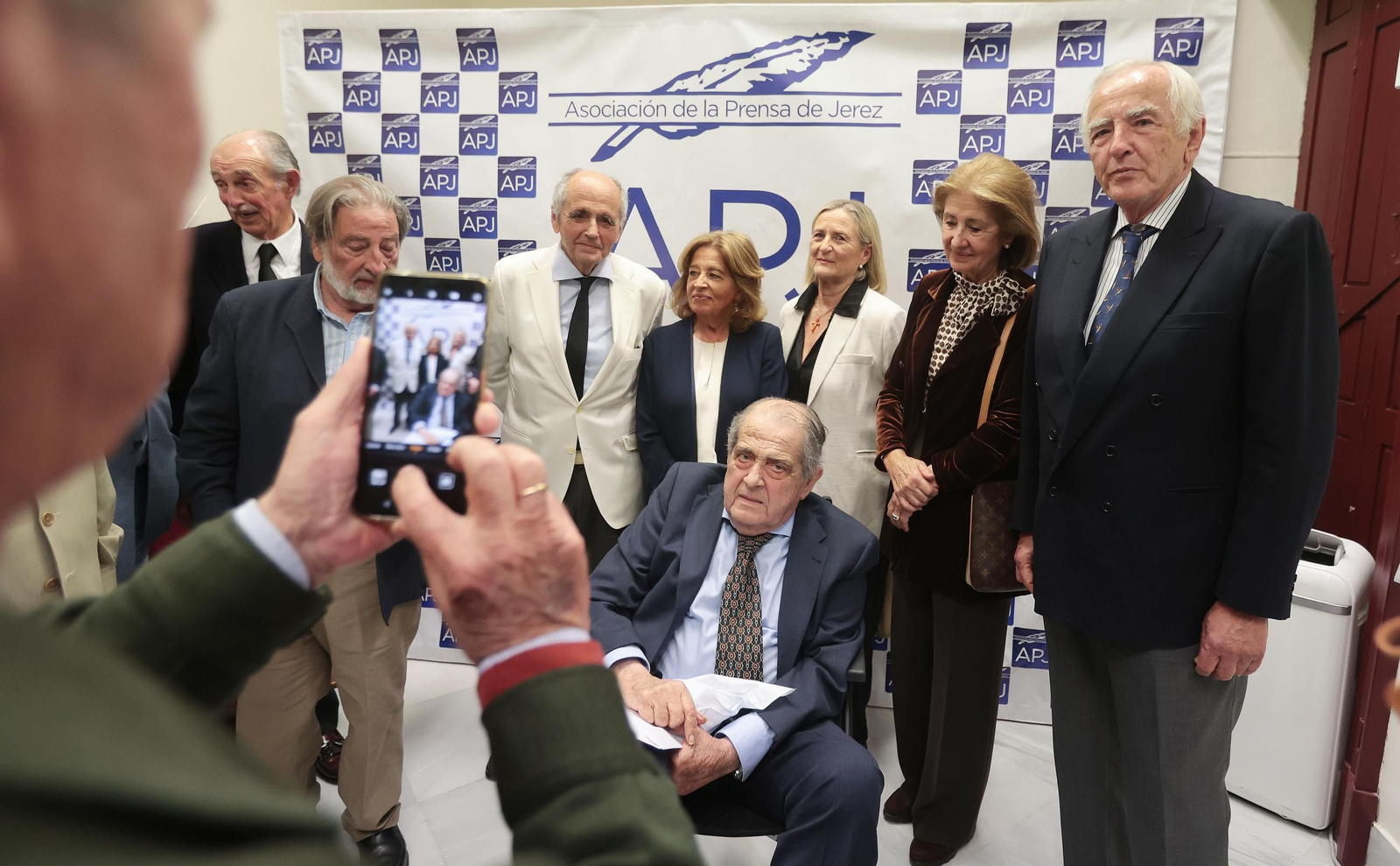 Imágenes del homenaje a Jerónimo Roldán de la Asociación de la Prensa de Jerez