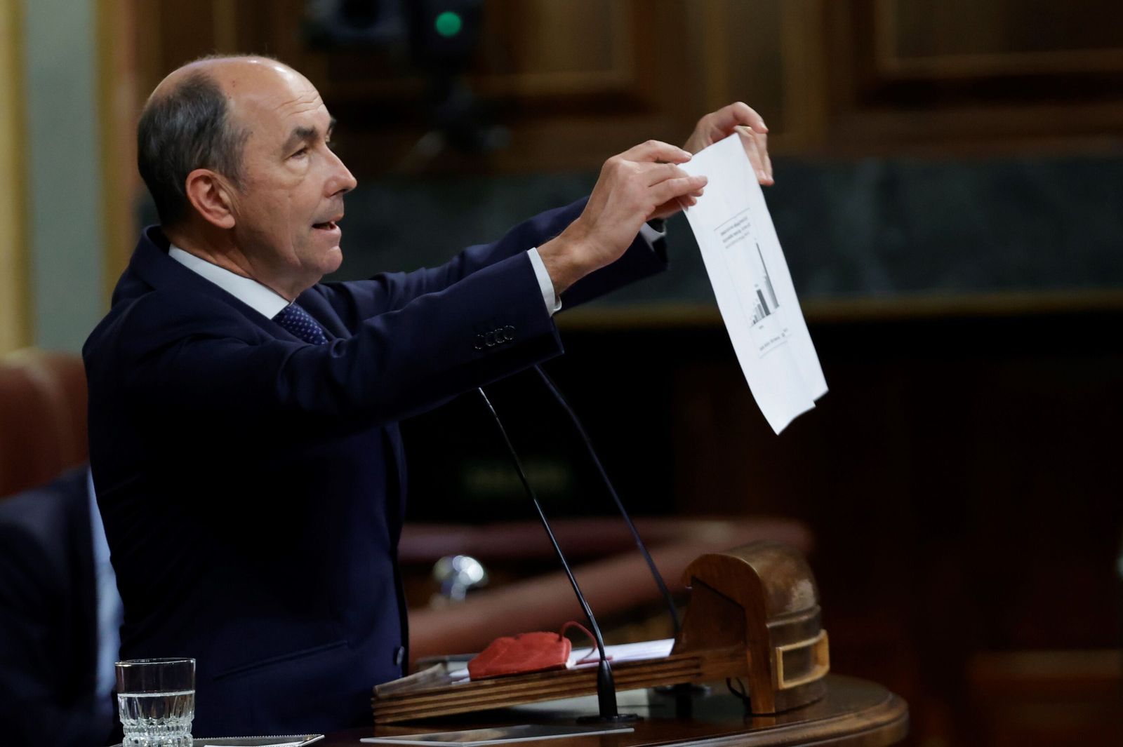 Francisco José Contreras, diputado de Vox, en una intervención en el Congreso.