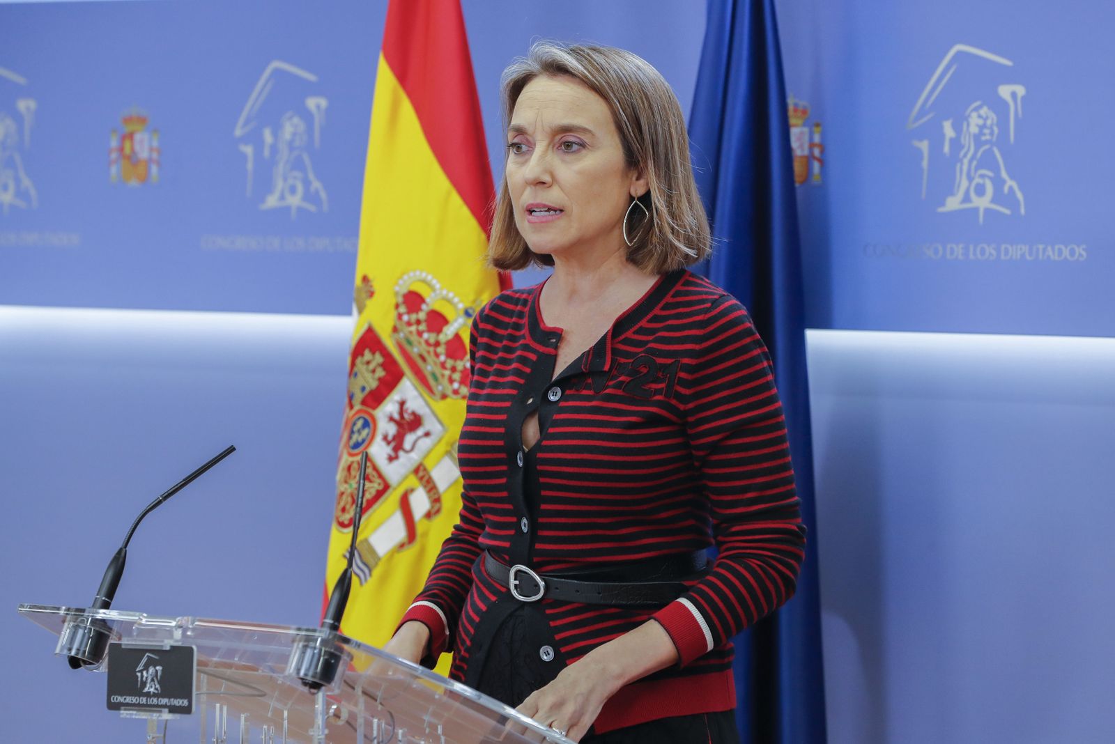 La portavoz parlamentaria del PP, Cuca Gamarra.