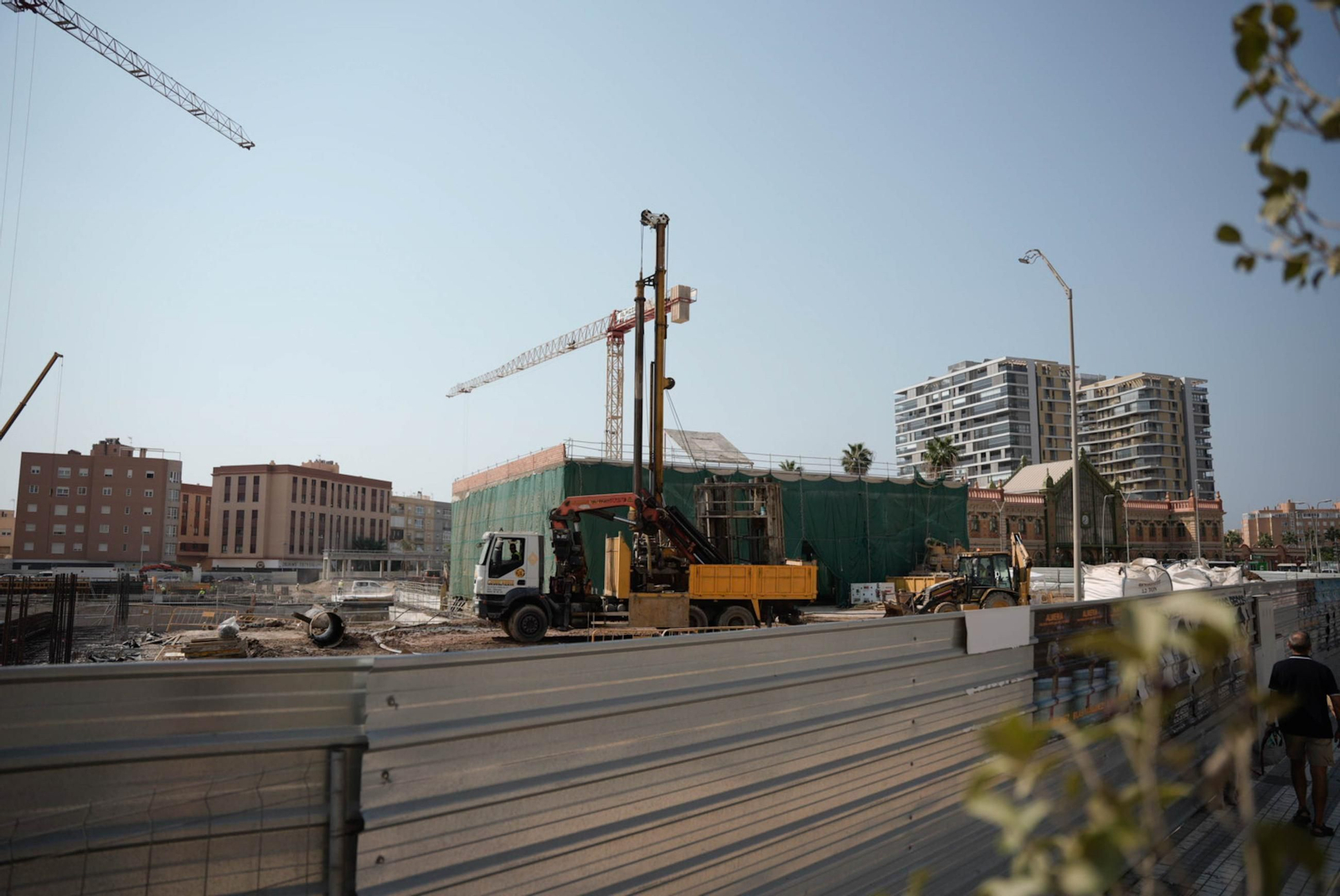 La estructura de la nueva estación ha alcanza la segunda planta.