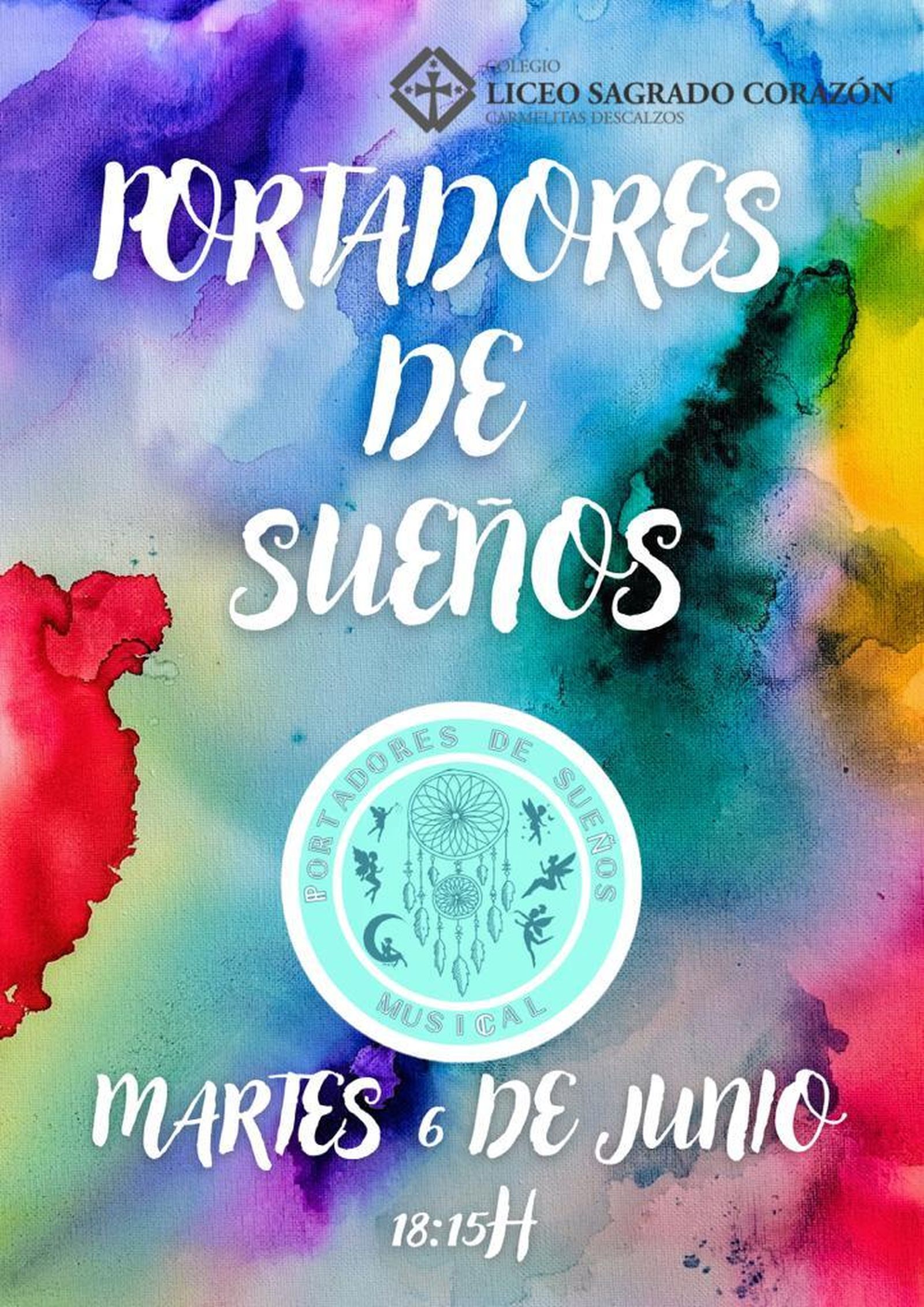 Cartel anunciador del musical 'Portadores de Sueños'.