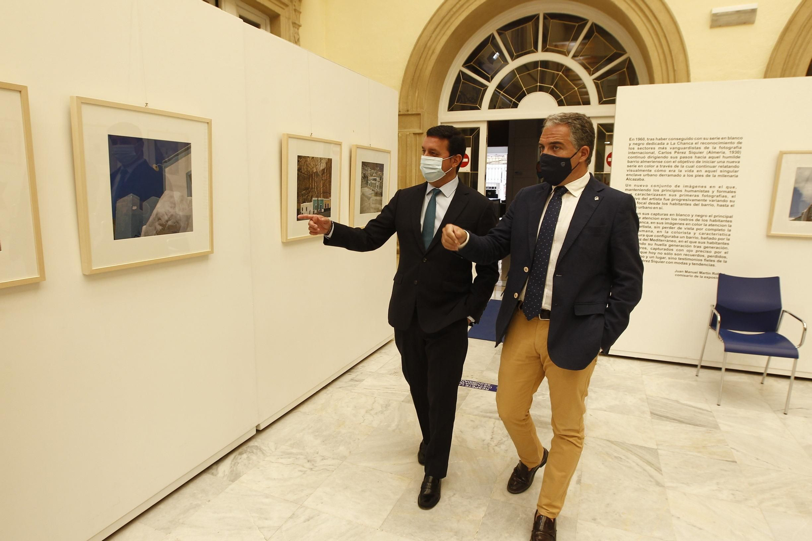 Visita del Consejero de Presidencia de la Junta de Andalucía, Elías Bendodo, a la Diputación de Almería.