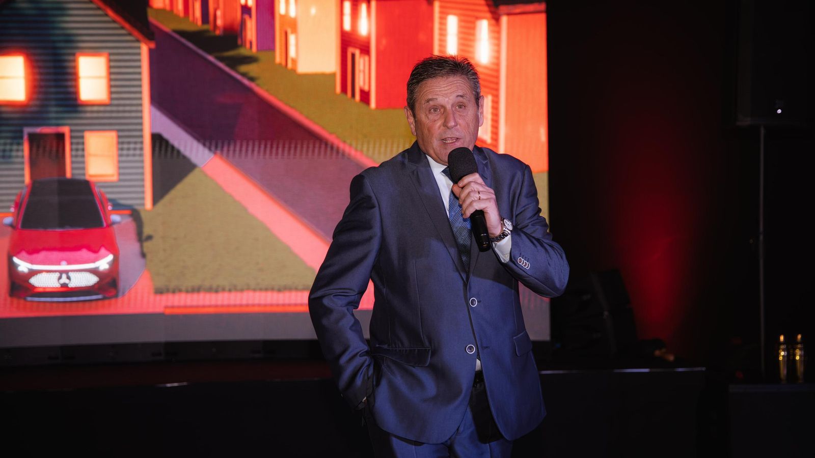 Jorge García Faciaben, durante su discurso.