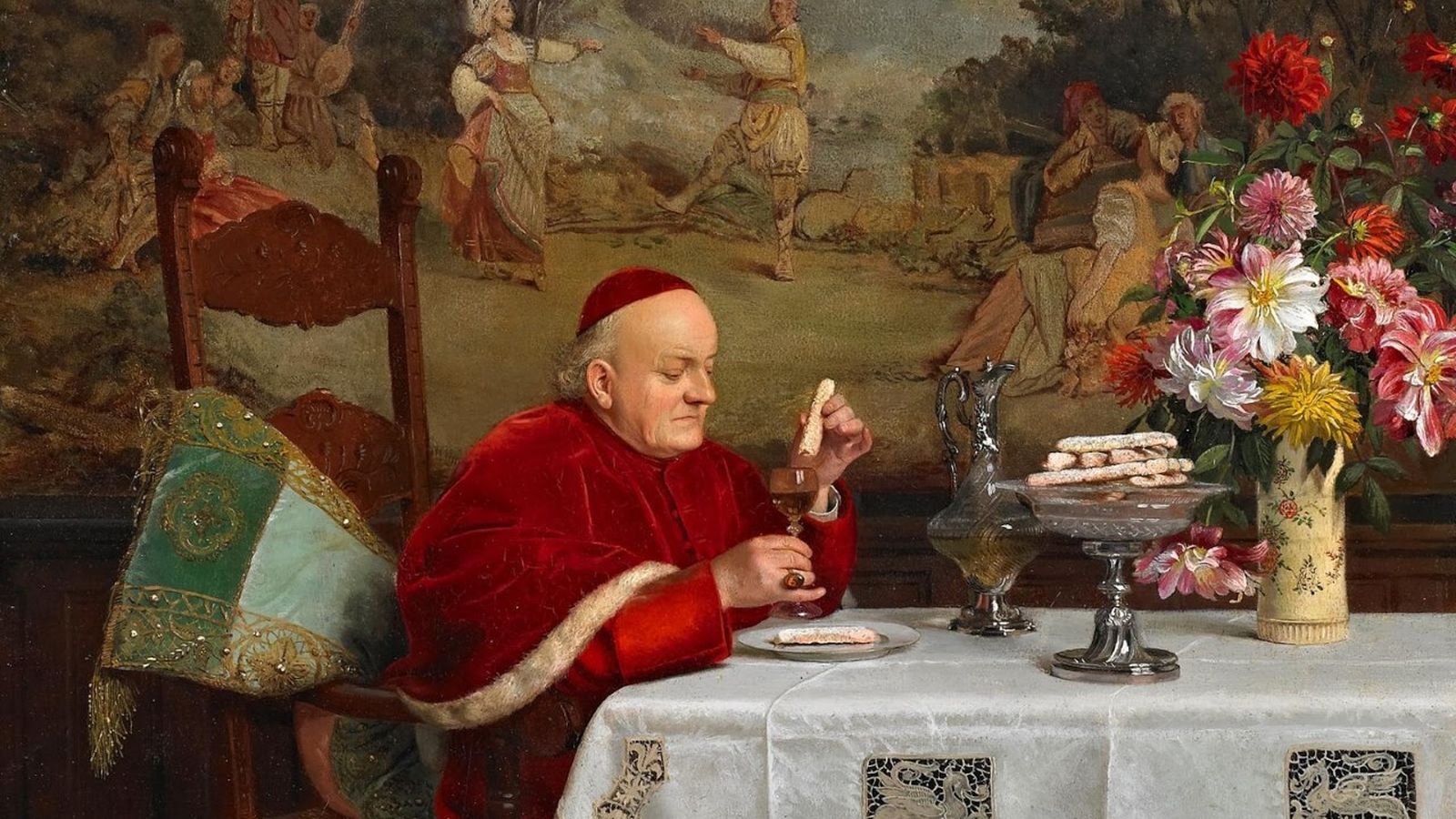 ‘El cardenal’ de Georges Croegaert, c. 1900.