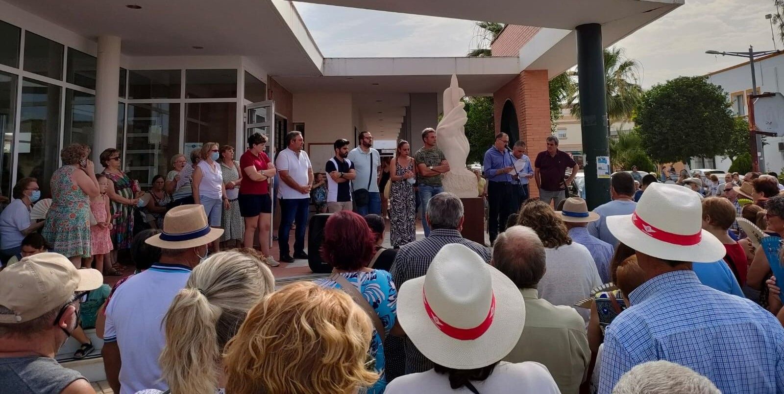 Un momento de la concentración.