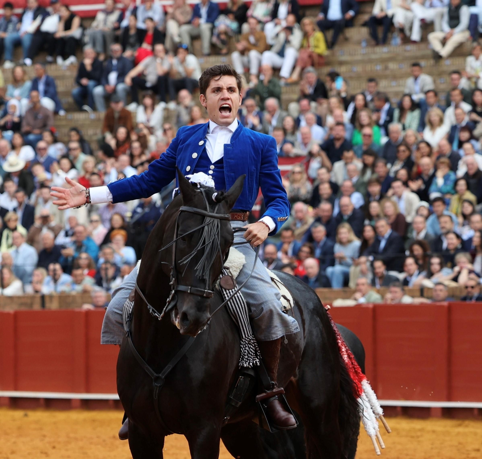 Guillermo Hermoso de Mendoza anduvo a gran nivel toda la tarde.