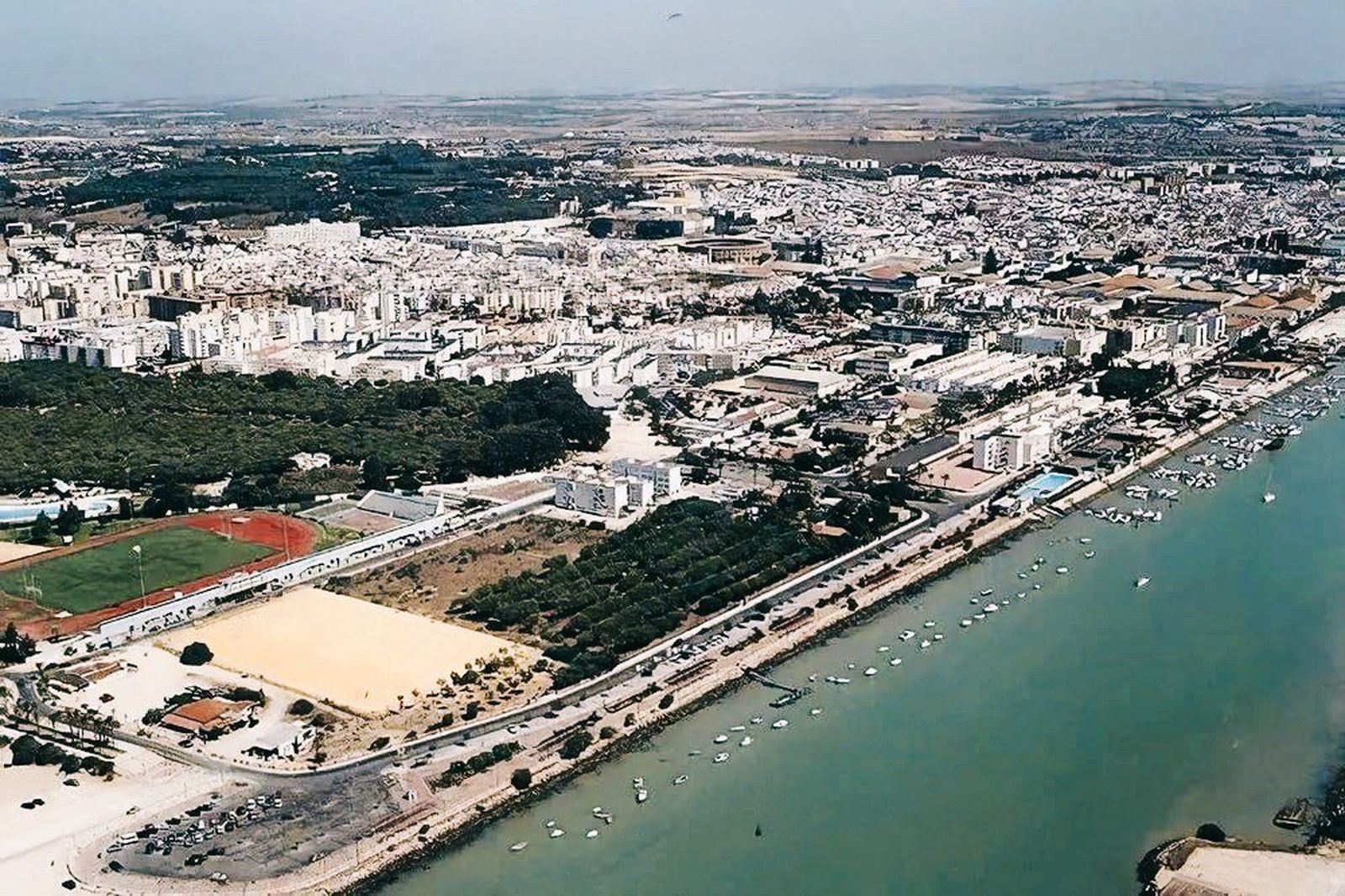 Una vista aérea del entorno de La Puntilla.
