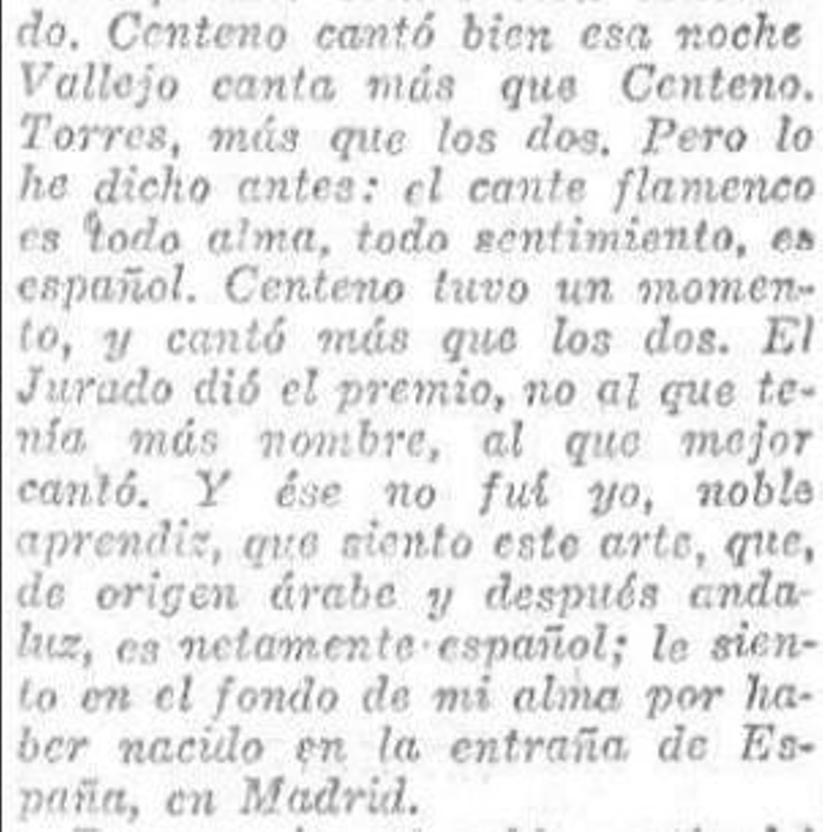 La Voz, 29 septiembre 1926.