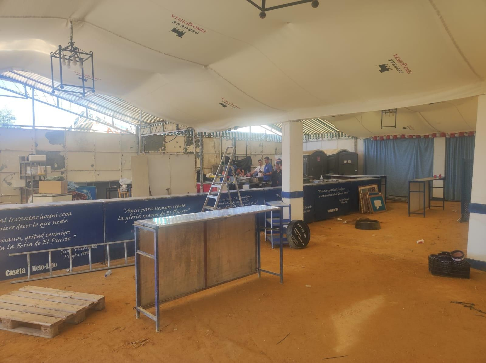 Este es el estado que presenta este domingo la caseta de Helo-Libo.