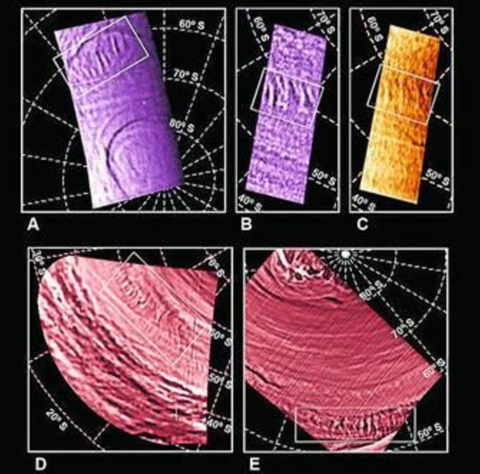 Imagen de la medición de una onda de Venus.