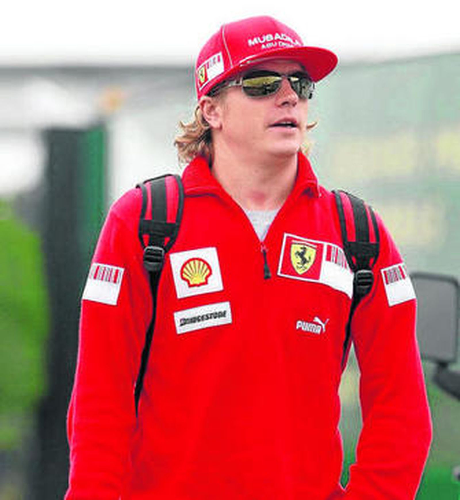 Kimi Raikkonen, en el pasado Gran Premio de Brasil.