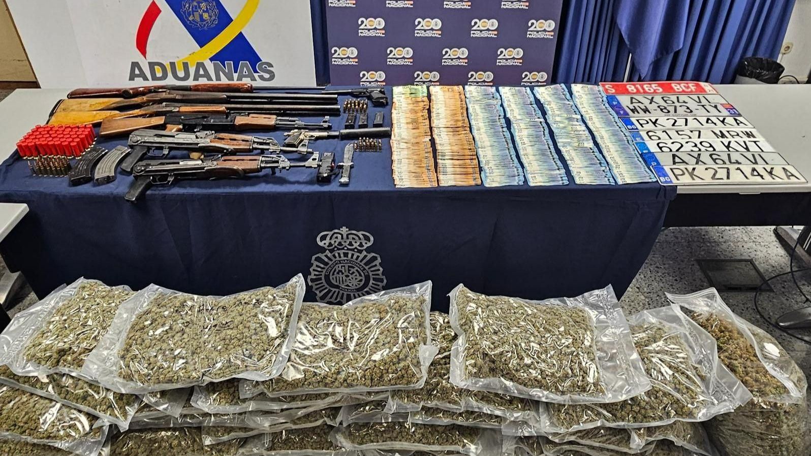 Macrooperación de la Policía Nacional y el Servicio de Vigilancia Aduanera contra el narcotráfico en Sevilla