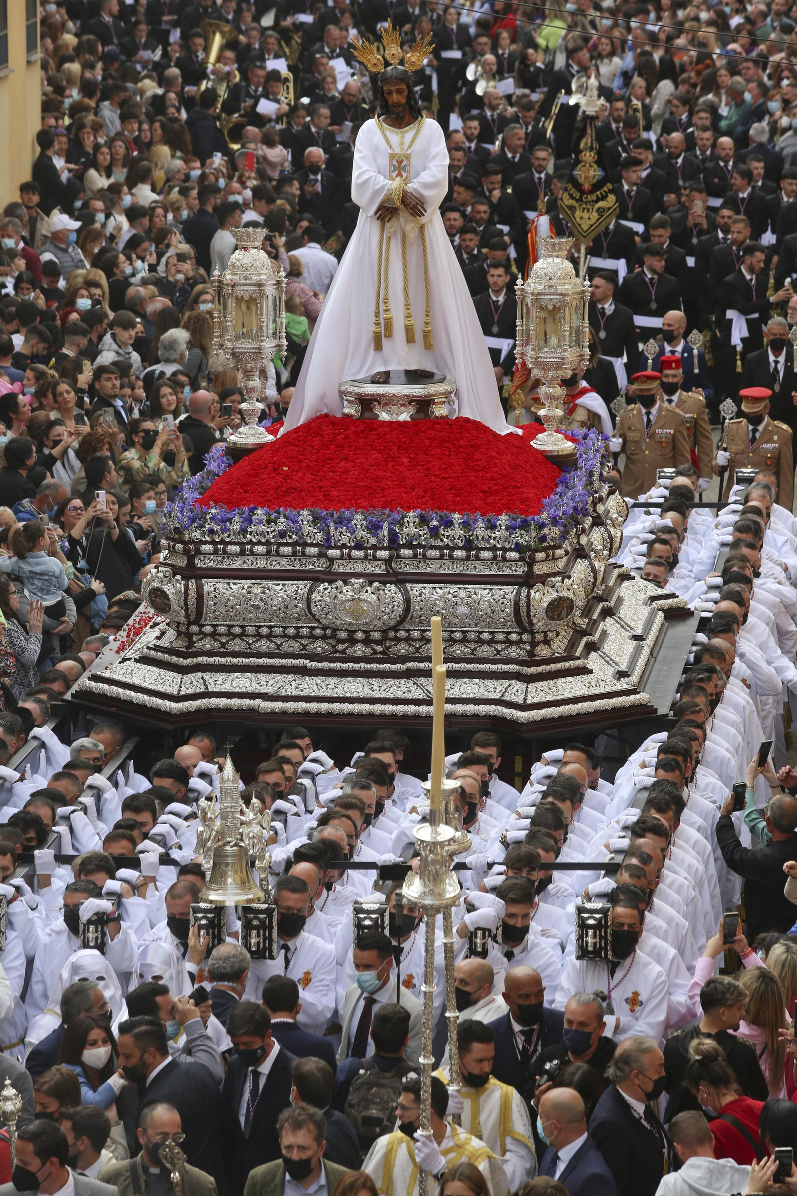 Las fotos del Cautivo, en el Lunes Santo de Málaga