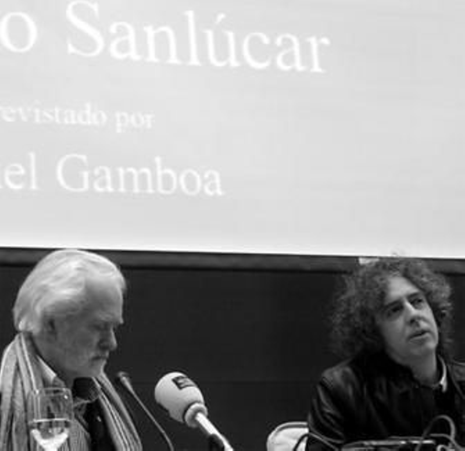Manolo Sanlúcar y Gamboa, durante la charla, el jueves.