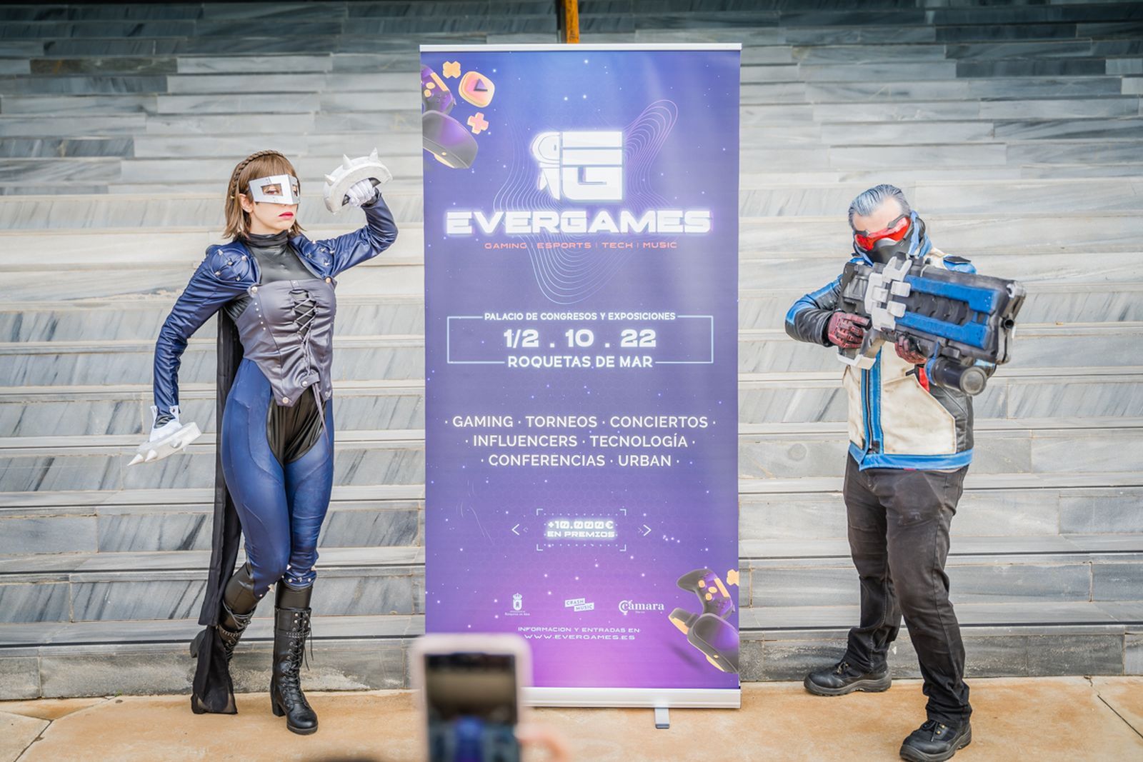 Presentación de Evergames, que se celebrará en Roquetas el próximo fin de semana.