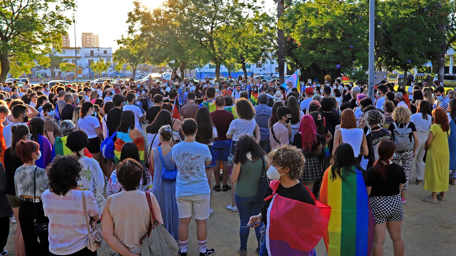 Concentración en Jerez contra la LGTBIQA+fobia