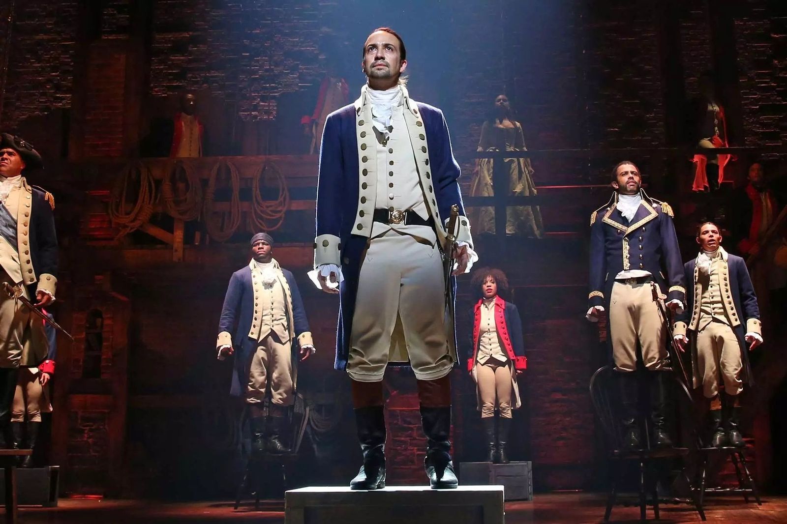 Lin-Manuel Miranda, en ’Hamilton, un musical americano’.