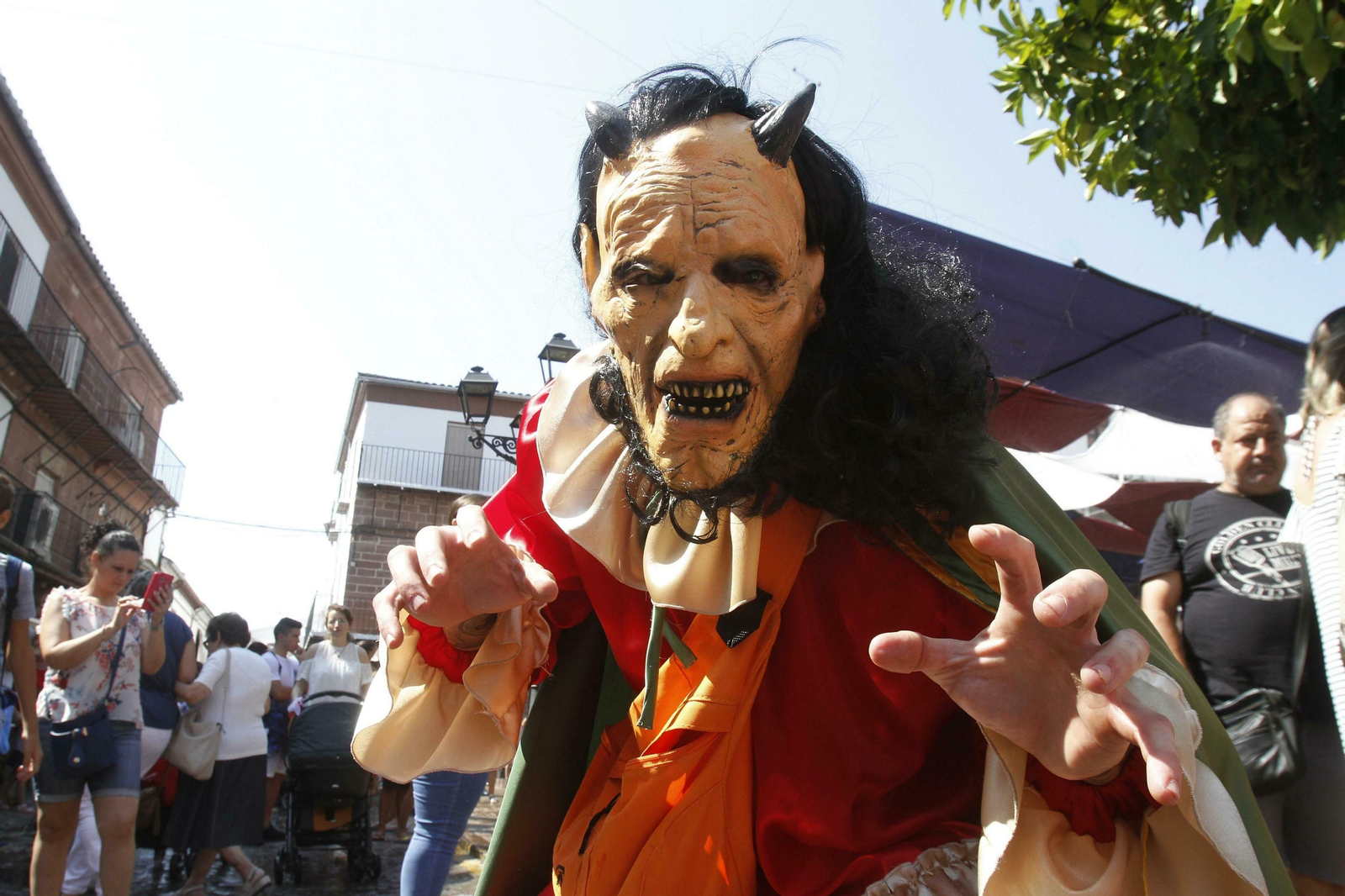 La diablilla de Montoro, en las Fiestas de San Bartolomé.