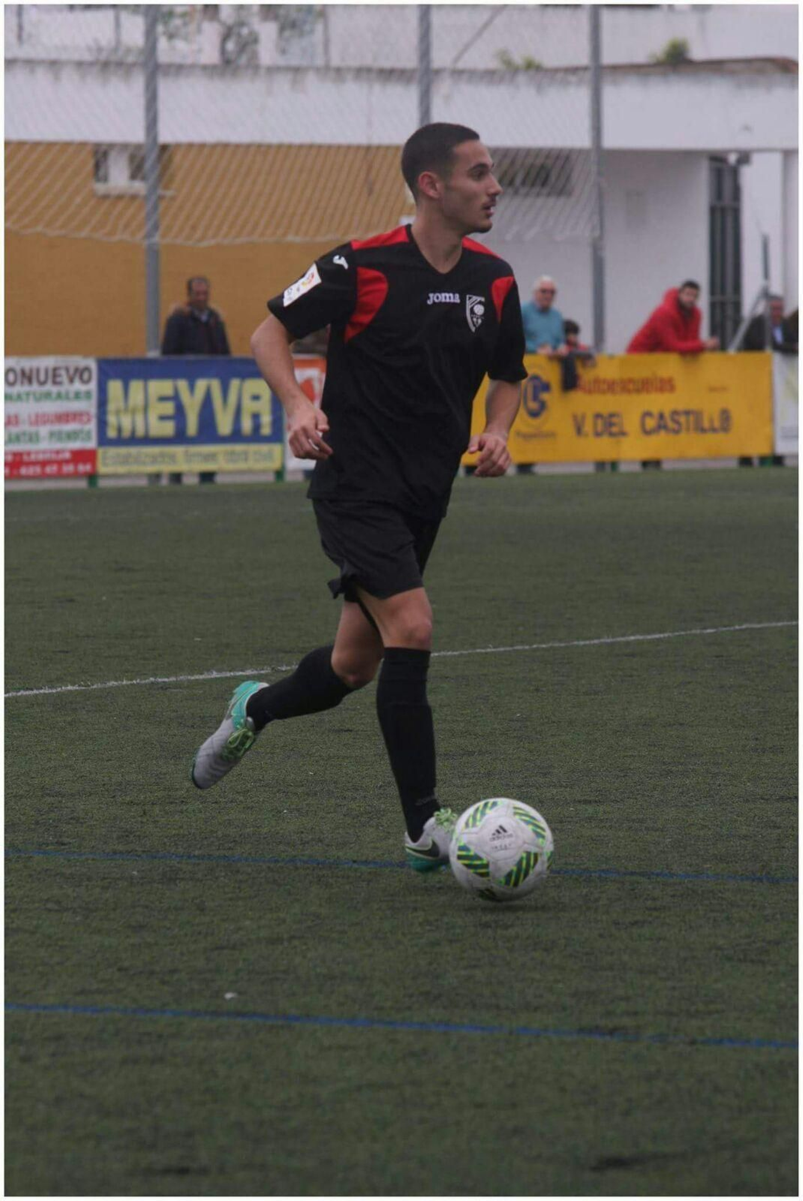 El sanroqueño Banderas, el pasado domingo en su debut.