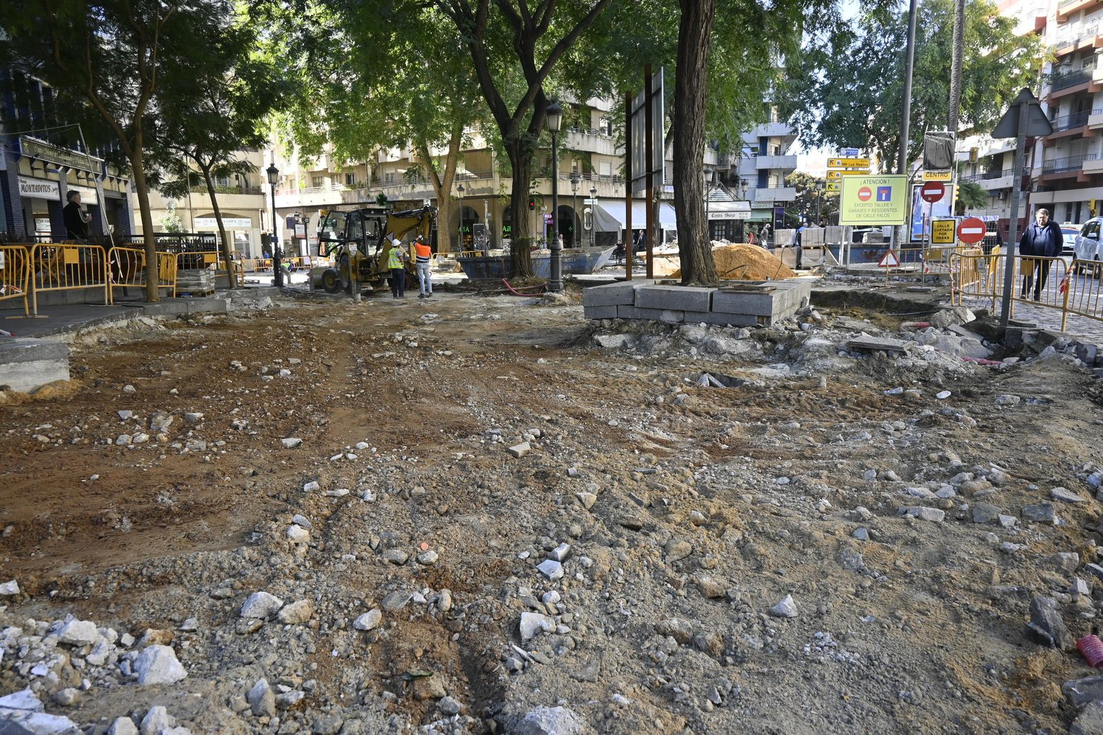 Obras en la Palmera en imágenes