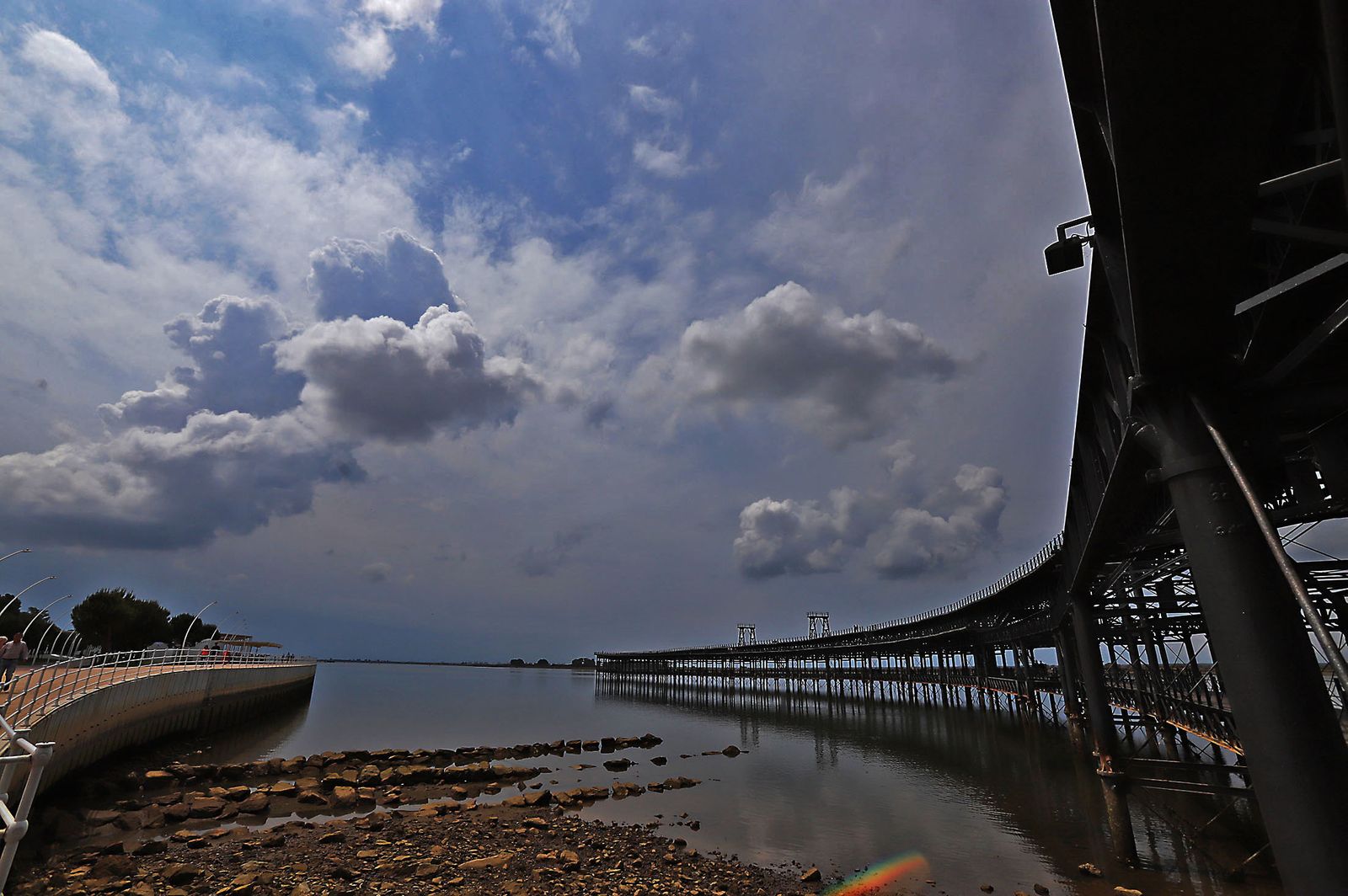 La lluvia en la jornada de domingo en Huelva