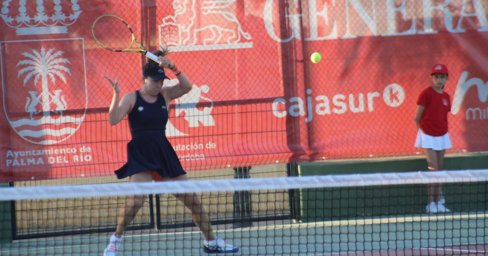 Lulu Sun, en su estreno en el Open Generali Ciudad de Palma del Río.