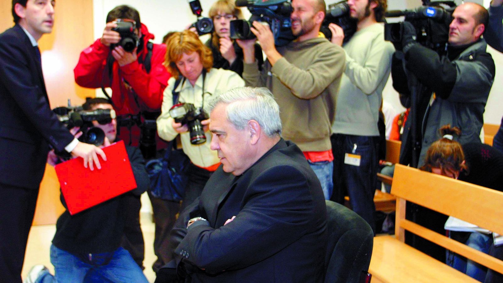 Imagen del juicio que lo sentó por primera vez en el banquillo de los acusados.