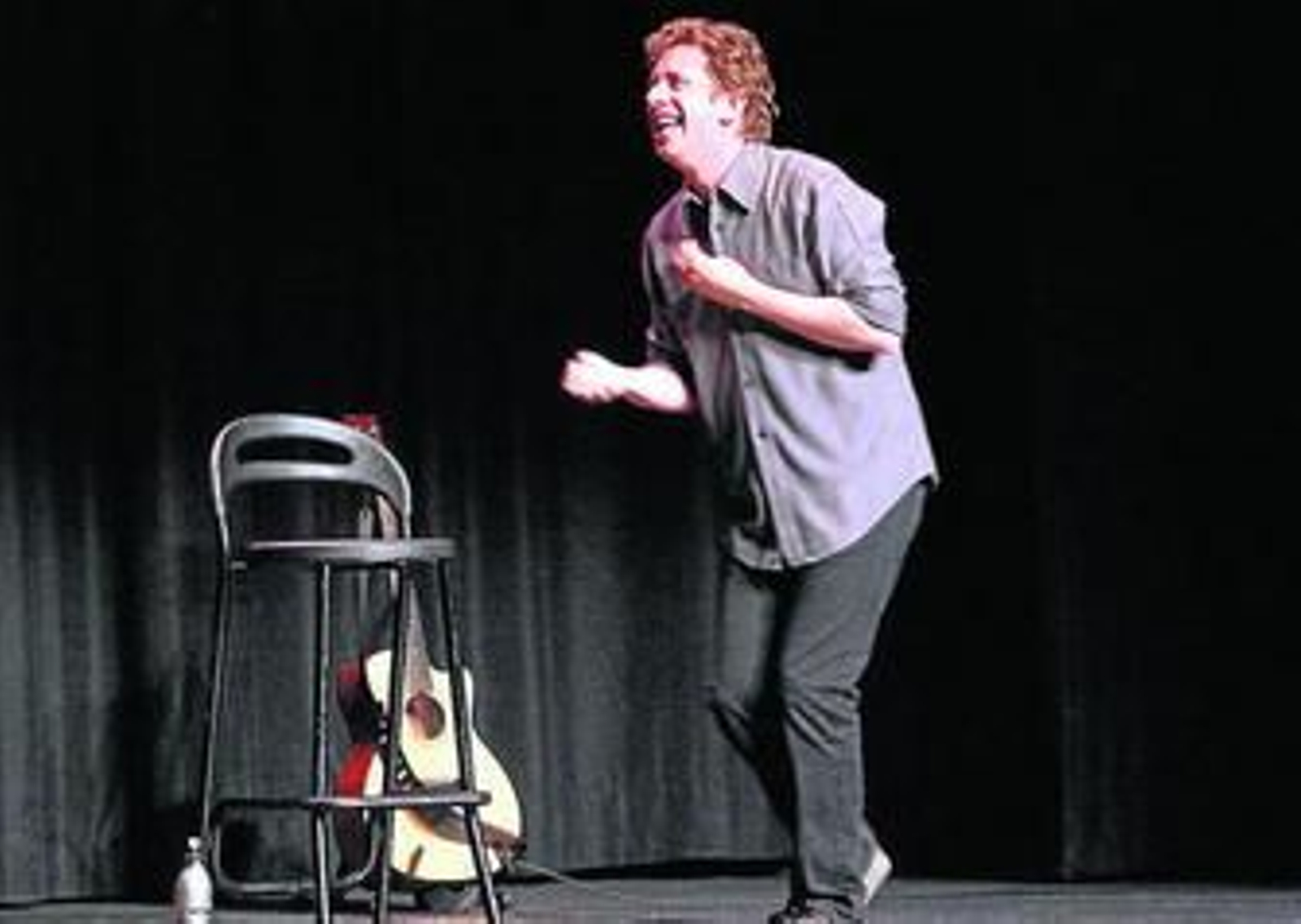 Gabino Diego ayer en el Gran Teatro de Huelva