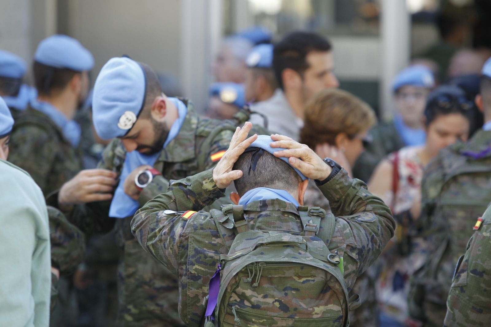 Fotogalería despedida contingente militar al Líbano