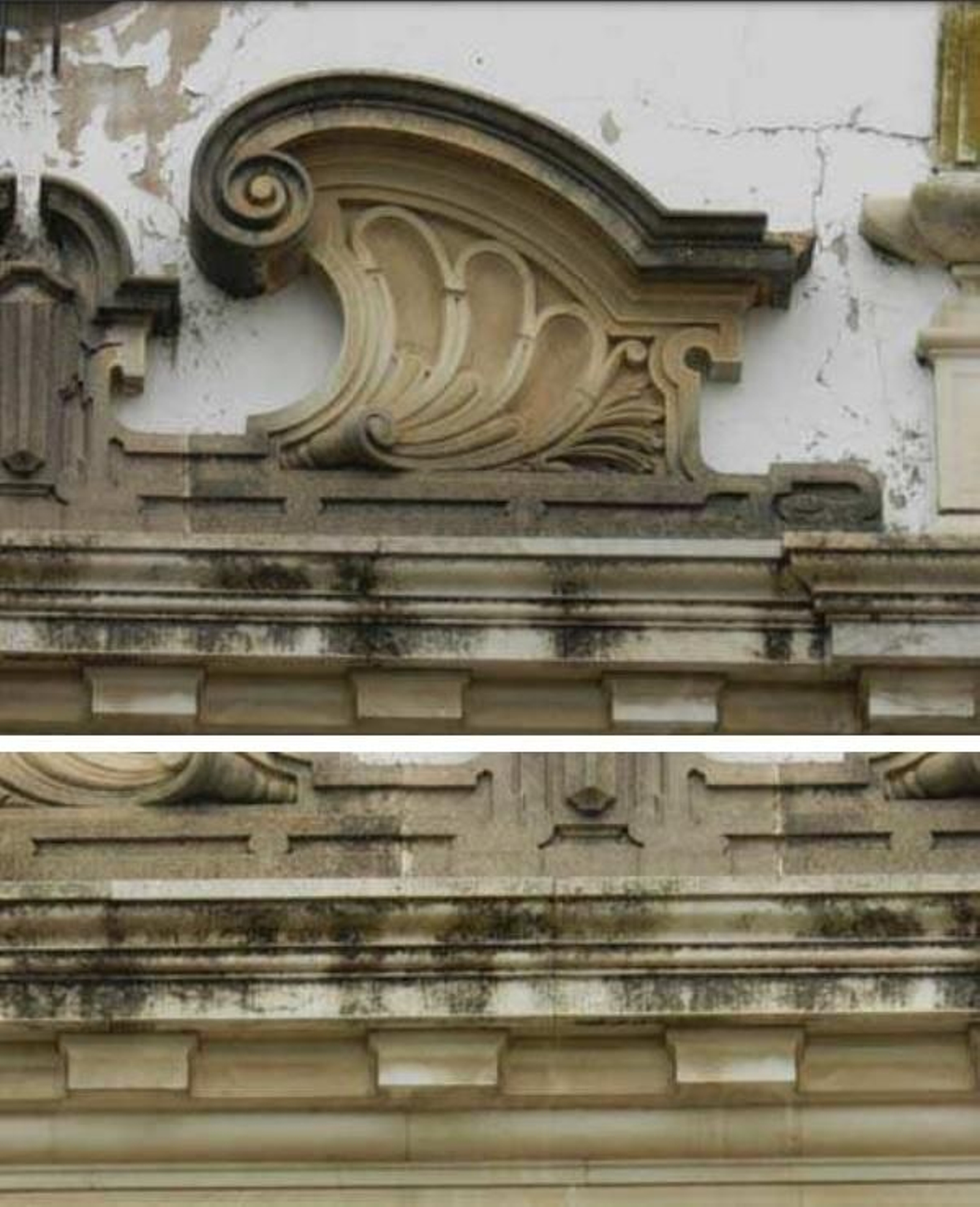 Detalle del estado de la portada.