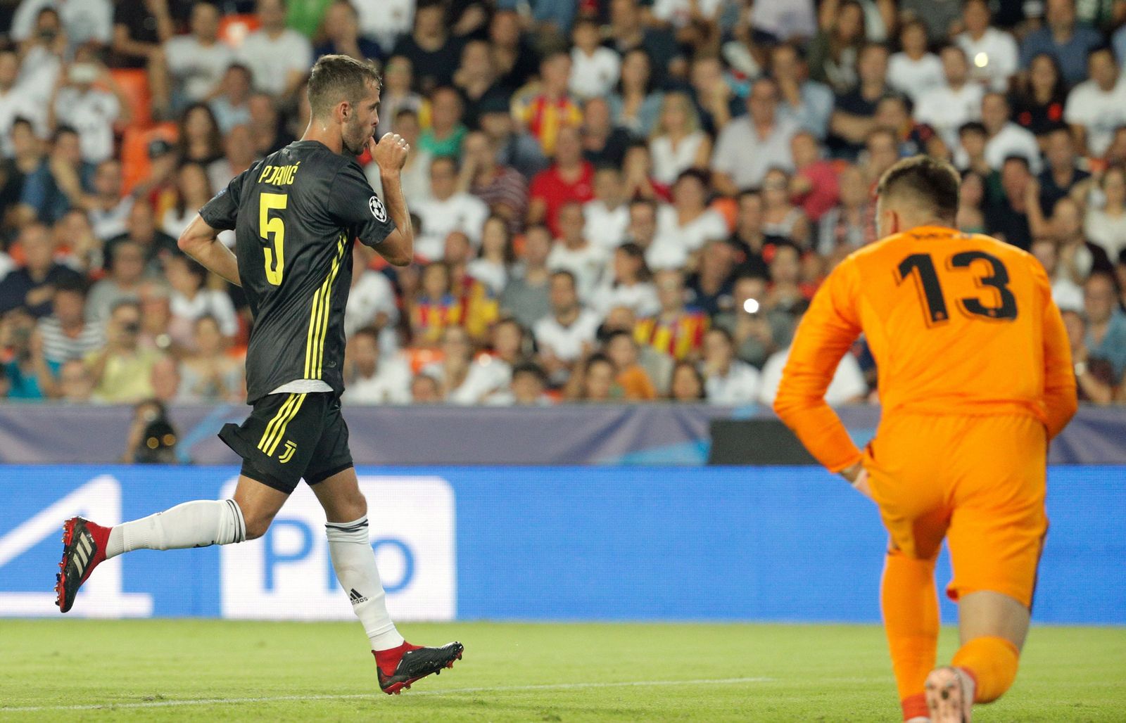 El Valencia-Juventus, en imágenes