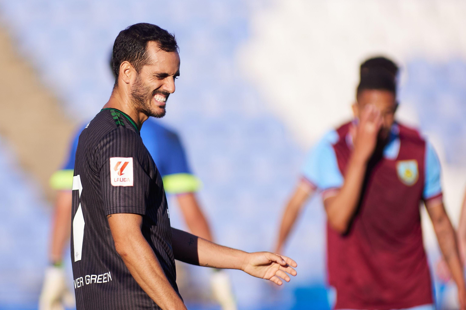 Juanmi, en un amistoso ante el Burnley de este verano.