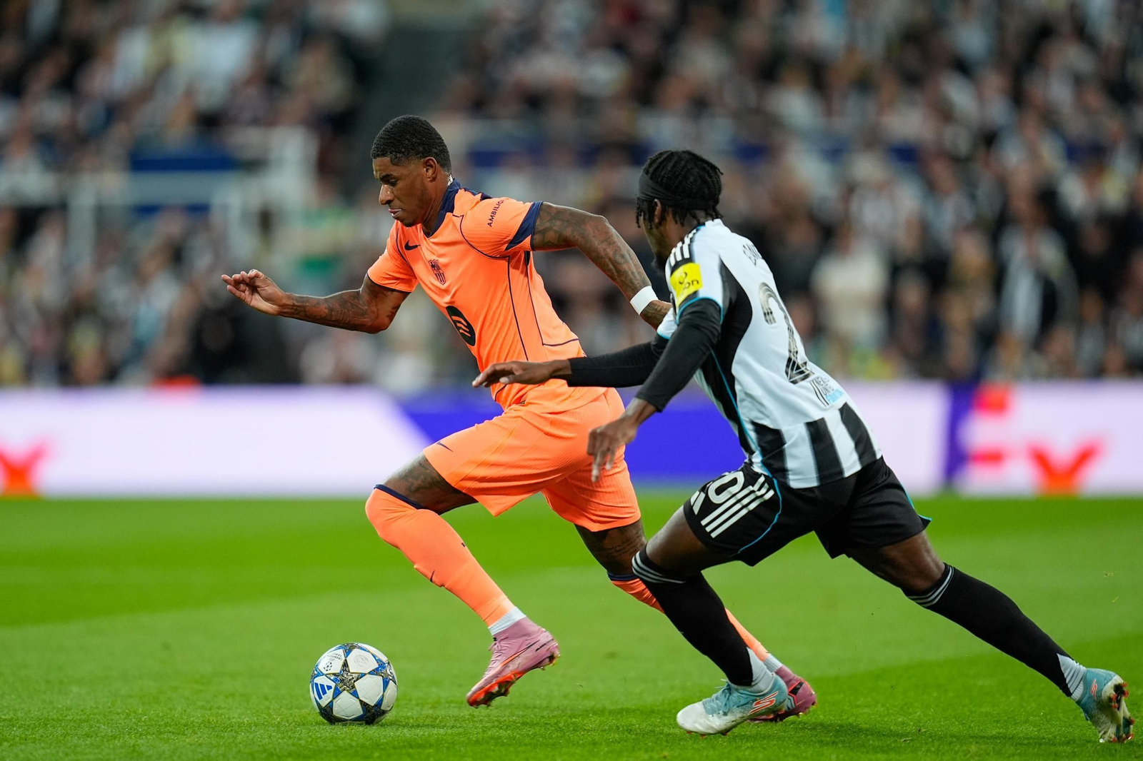 Las fotos del Newcastle-Barcelona
