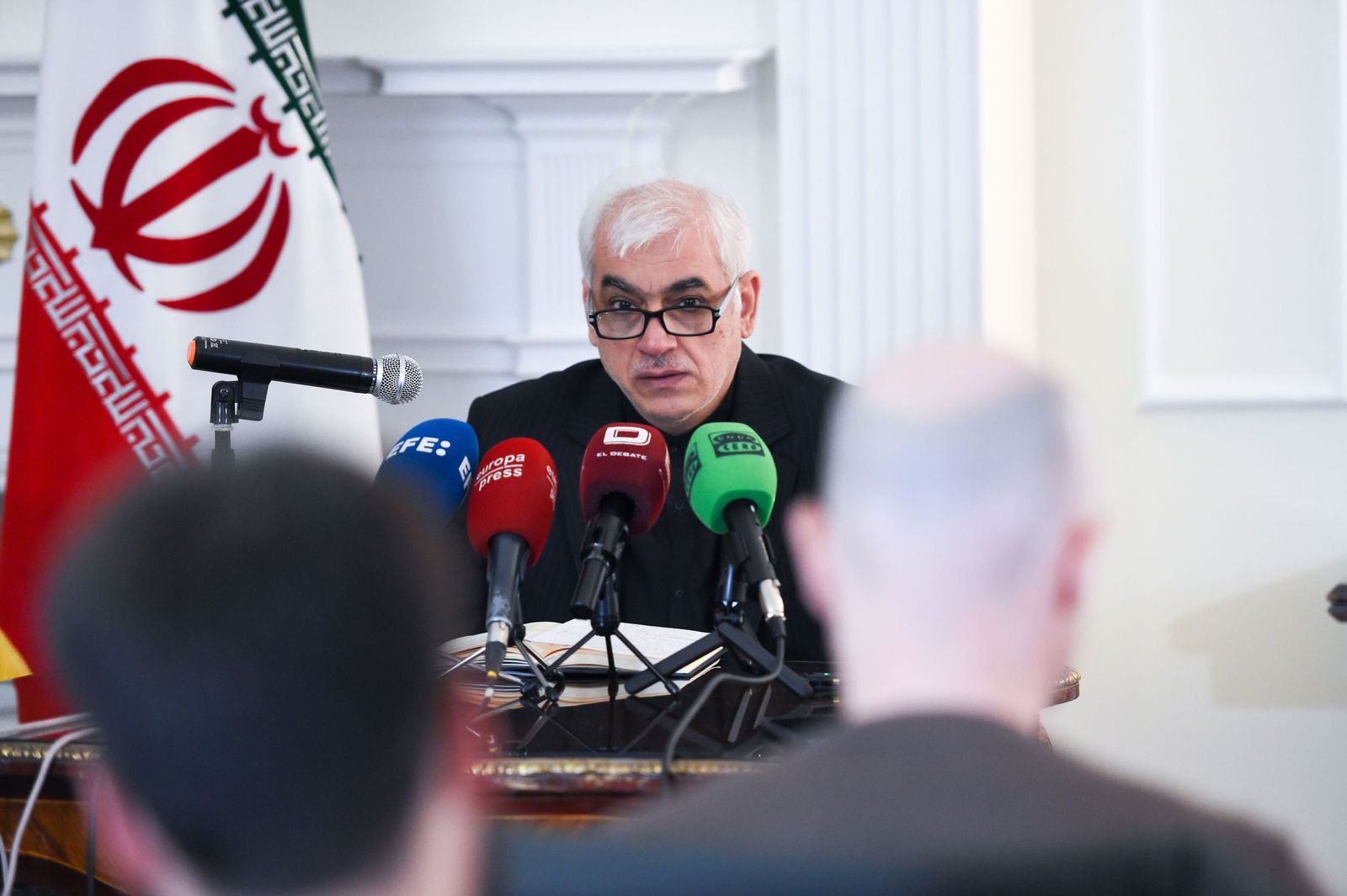 Rueda de prensa del embajador de Irán en España.